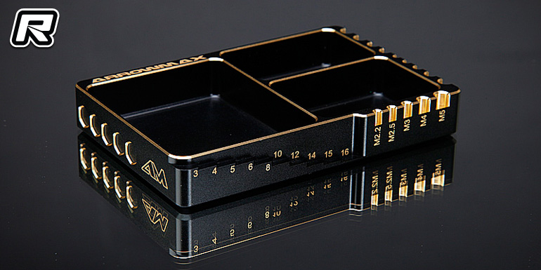 Arrowmax black & gold aluminium multi case
