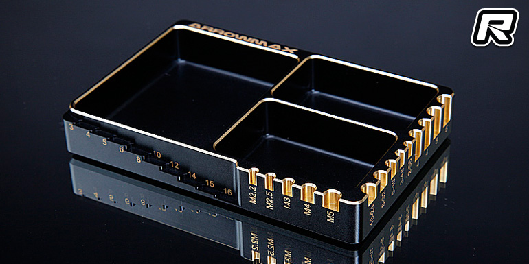 Arrowmax black & gold aluminium multi case