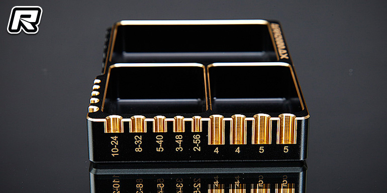 Arrowmax black & gold aluminium multi case
