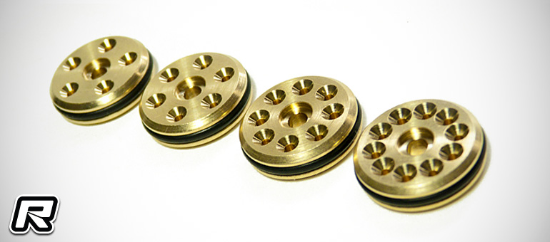 Imbue V3 brass shock pistons