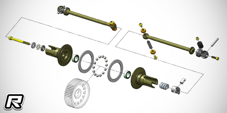 MIP TLR 22 3.0 Pucks 17.5 drive system