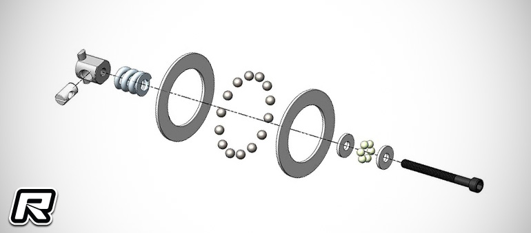 MIP TLR 22 series carbide ball diff rebuild kit