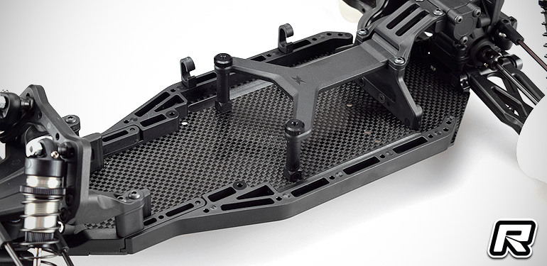 RDRP XB2 2.5mm carbon fibre main chassis plate