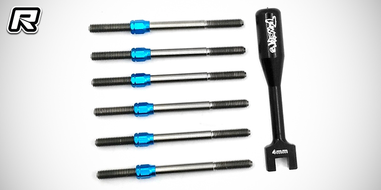 T-Works B6-series titanium turnbuckle sets