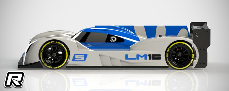 WRC Pro2 LM16 1/10th pan car bodyshell