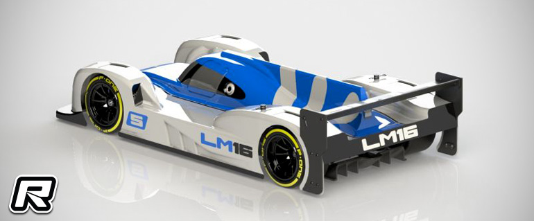 WRC Pro2 LM16 1/10th pan car bodyshell