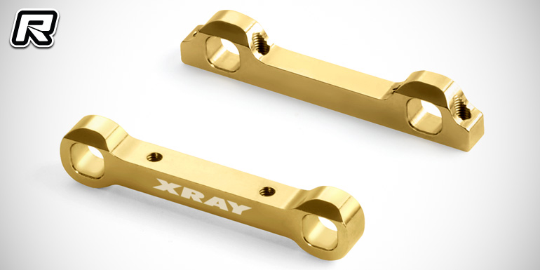 Xray XB2 brass rear lower suspension mounts