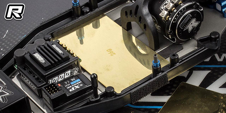 Team Associated B6 brass under battery weights