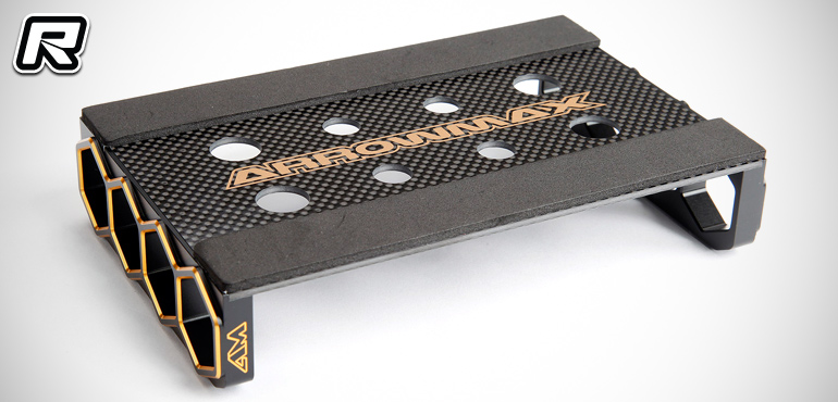 Arrowmax black/gold on-road car stand
