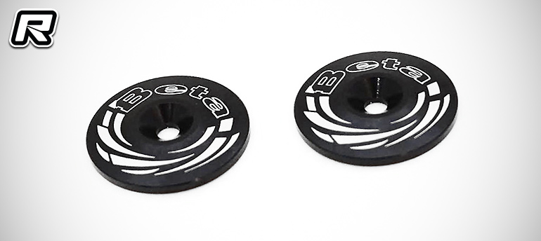 Beta aluminium rear wing buttons