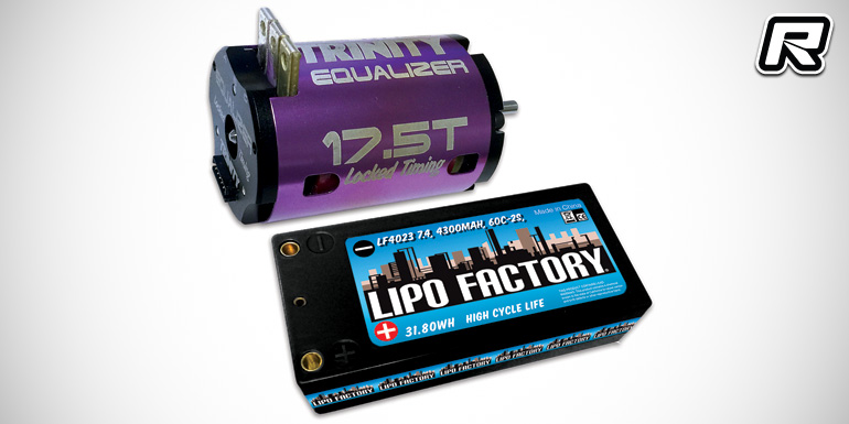 Trinity Equalizer Equation spec motor & LiPo combo