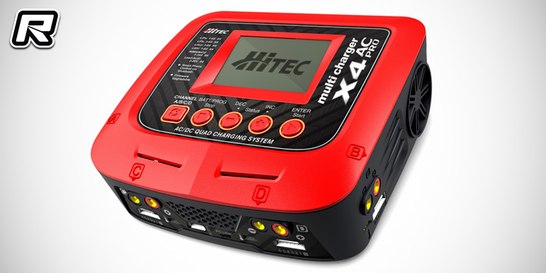 Hitec X4 AC Pro four-port AC/DC multicharger