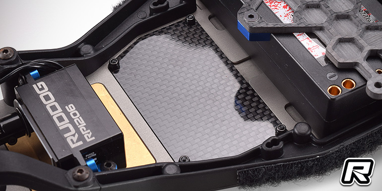 RDRP B6 carbon fibre electronic mounting plate