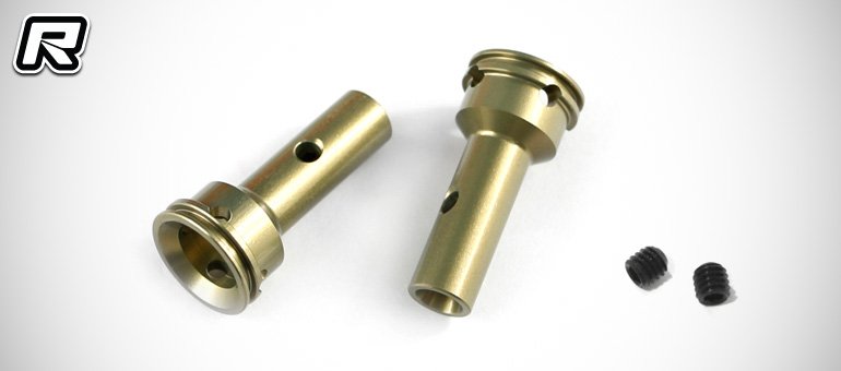 Serpent SRX8 alloy wheel axle parts & brass hub weights