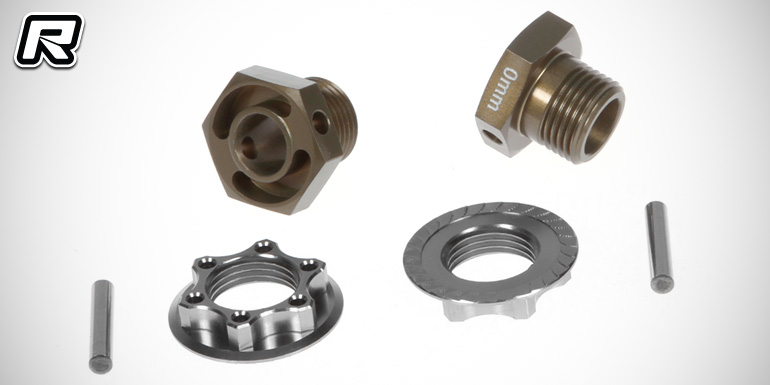 Serpent SRX8 alloy wheel axle parts & brass hub weights