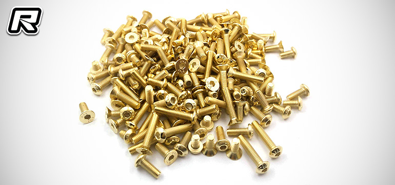 T-Works Project 4X titanium & gold steel screws