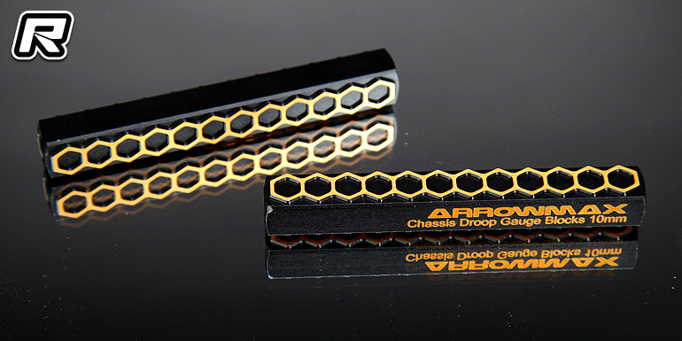 Arrowmax 10mm black/golden droop gauge blocks