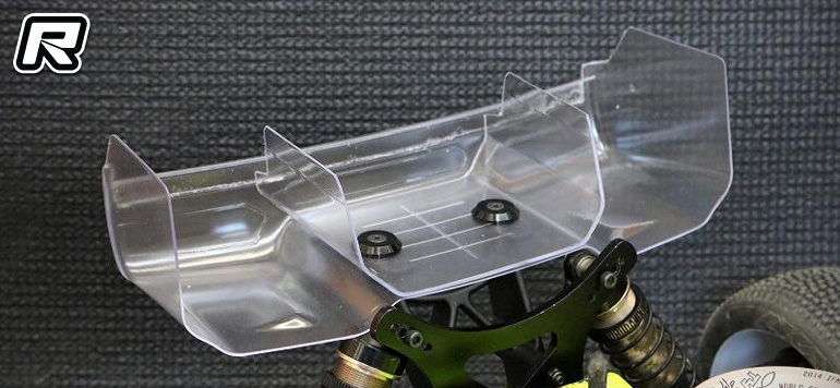 Azarashi Maximum polycarbonate 1/8th rear wing