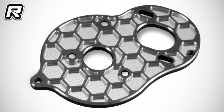 JConcepts B6D Honeycomb 3-gear stand-up motor plate