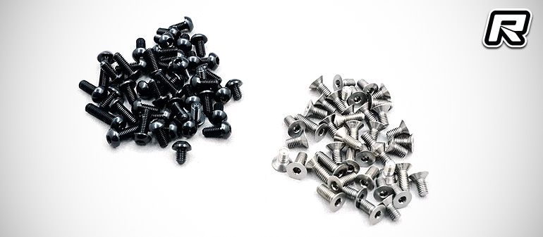 RC-Cox RX-10S titanium, alloy & golden screw kits