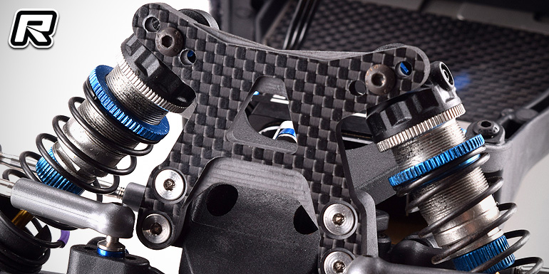 RDRP B6-series carbon fibre front & rear shock towers