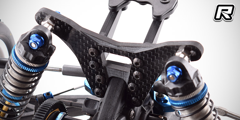 RDRP B6-series carbon fibre front & rear shock towers