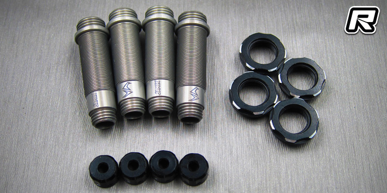 Samix SCX10 aluminium shock body upgrade kit