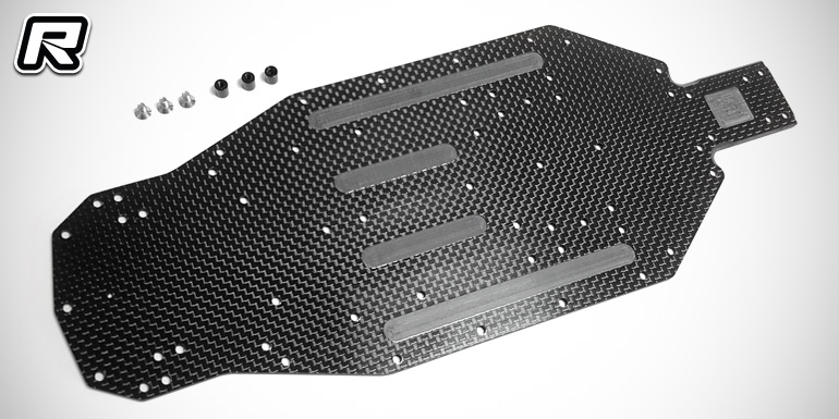 Vigor RC XB2 carbon fibre chassis & battery brace