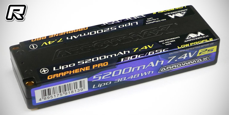 Arrowmax 5200mAh Low Profile Graphene Pro LiPo