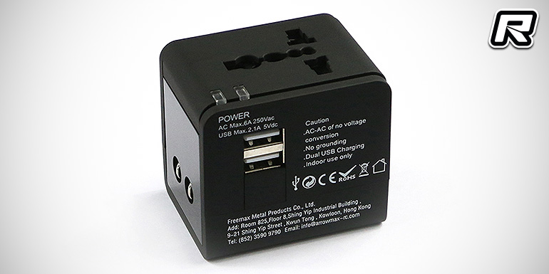 Arrowmax multi-nation travel adapter