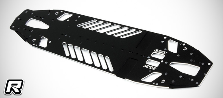 Avid A800 black anodised aluminium main chassis plate