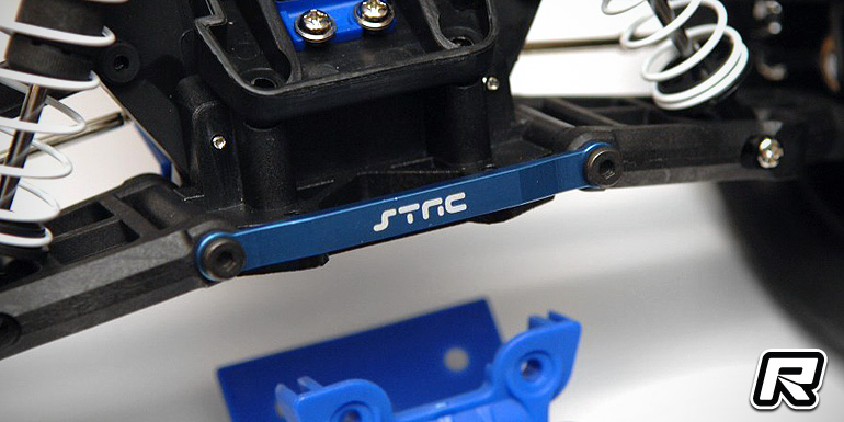 STRC Traxxas 2WD front brace & battery hold down