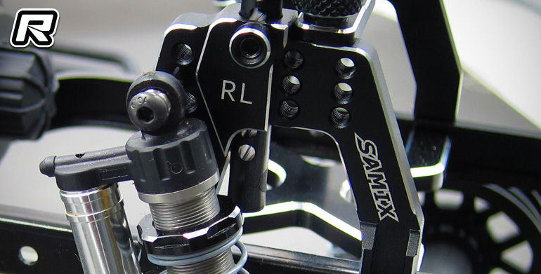 Samix SCX-10 II rear shock mount plate