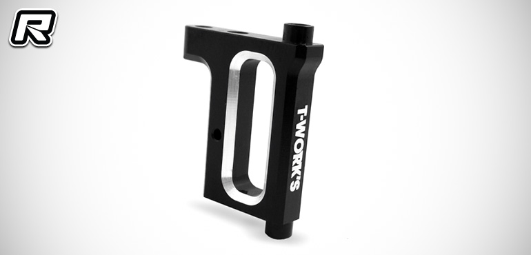 T-Works RC8B3 aluminium radio tray posts