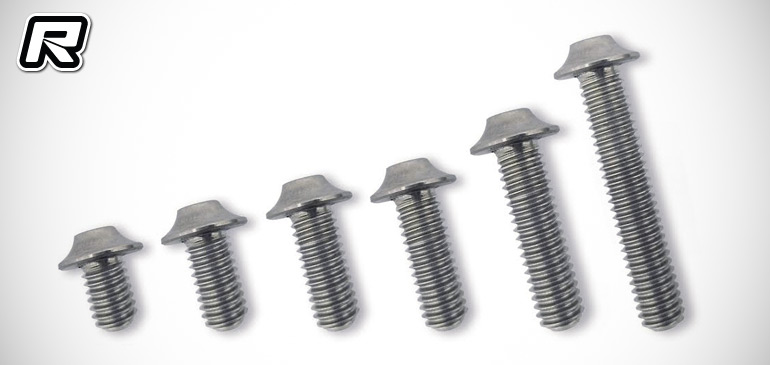 T-Works Titanium M4 Hex socket UFO head screws