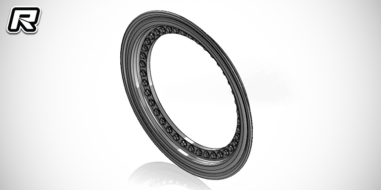 Losi Tenacity SCT 4 Black 12mm Wheels & Maxxis Razr MT Tires White Beadlock Ring