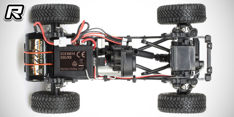 Red RC ECX 1 24 Barrage UV FPV 4WD scaler crawler RTR