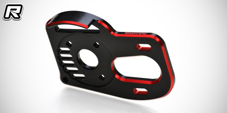 Exotek 1887 HD Laydown Motor Plate w/Gear Cover 2 Color Anodizing Kyosho RB7