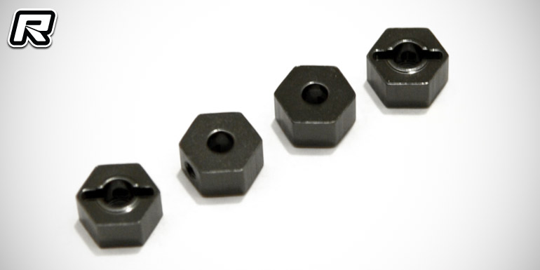 Team Associated FT Enduro Beadlock Hex Adapters ASC42103 - Aluminum Wheel Adapters For Element RC Enduro Crawlers