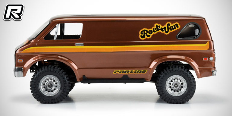 Red RC Pro Line 70s Rock Van body shells