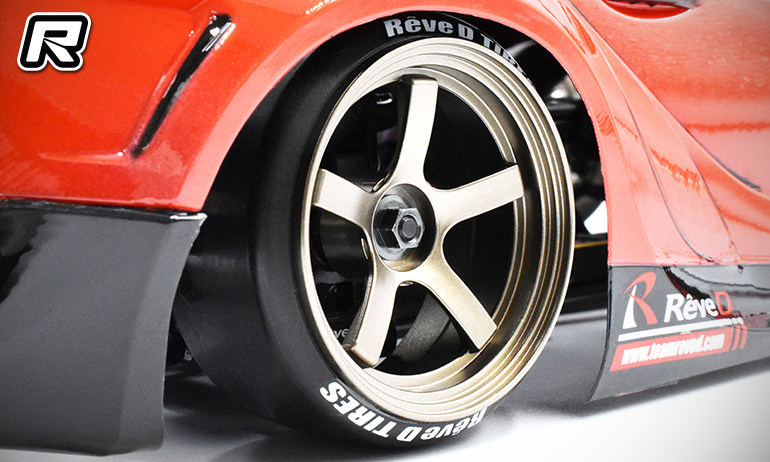 Rêve D DP5 wheels in light green bronze - Red RC Rêve D DP5 wheels in light green bronze - Red RC