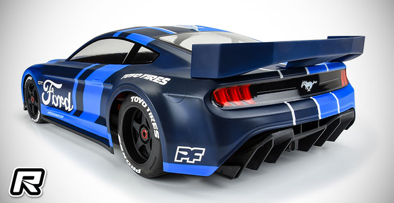 Red RC Protoform Ford Mustang GT body