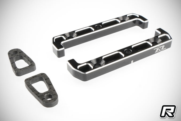 GPM Supporto Batteria In Alluminio Nero Per Axial SMT10 Grave Digger - 4