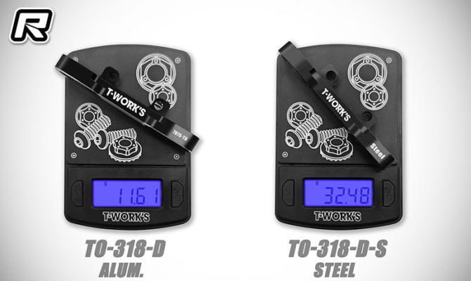 T Works Rc Red RC » T-Works MBX8 Steel A and D Mounts